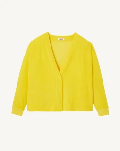 Cardigan Eponge A Manches Longues Citron Pamplona*JOTT Flash Sale