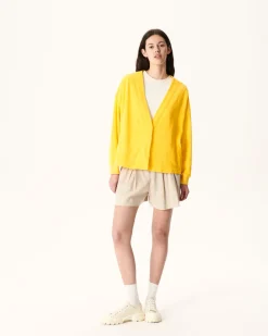 Cardigan Eponge A Manches Longues Citron Pamplona*JOTT Flash Sale