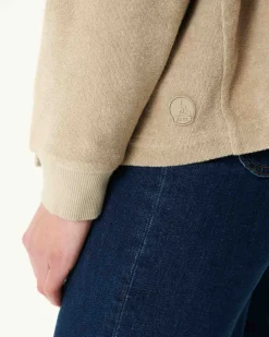Cardigan Eponge A Manches Longues Beige Pamplona*JOTT Fashion