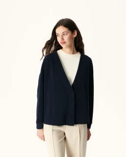 Cardigan Eponge A Manches Longues Marine Pamplona*JOTT Cheap