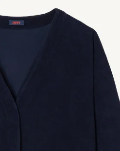 Cardigan Eponge A Manches Longues Marine Pamplona*JOTT Cheap