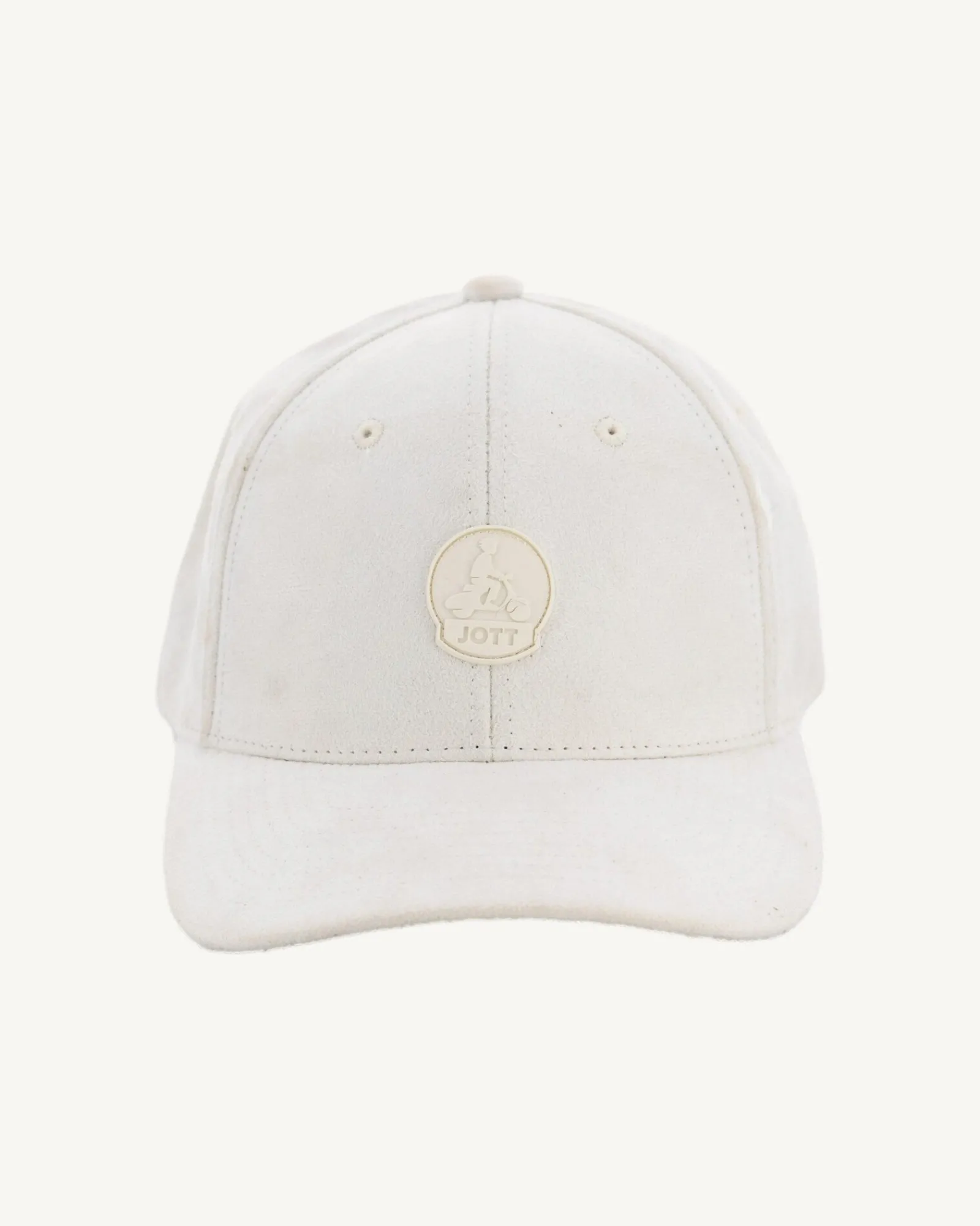 Casquette Effet Peau De Peche Ecru Sky*JOTT New