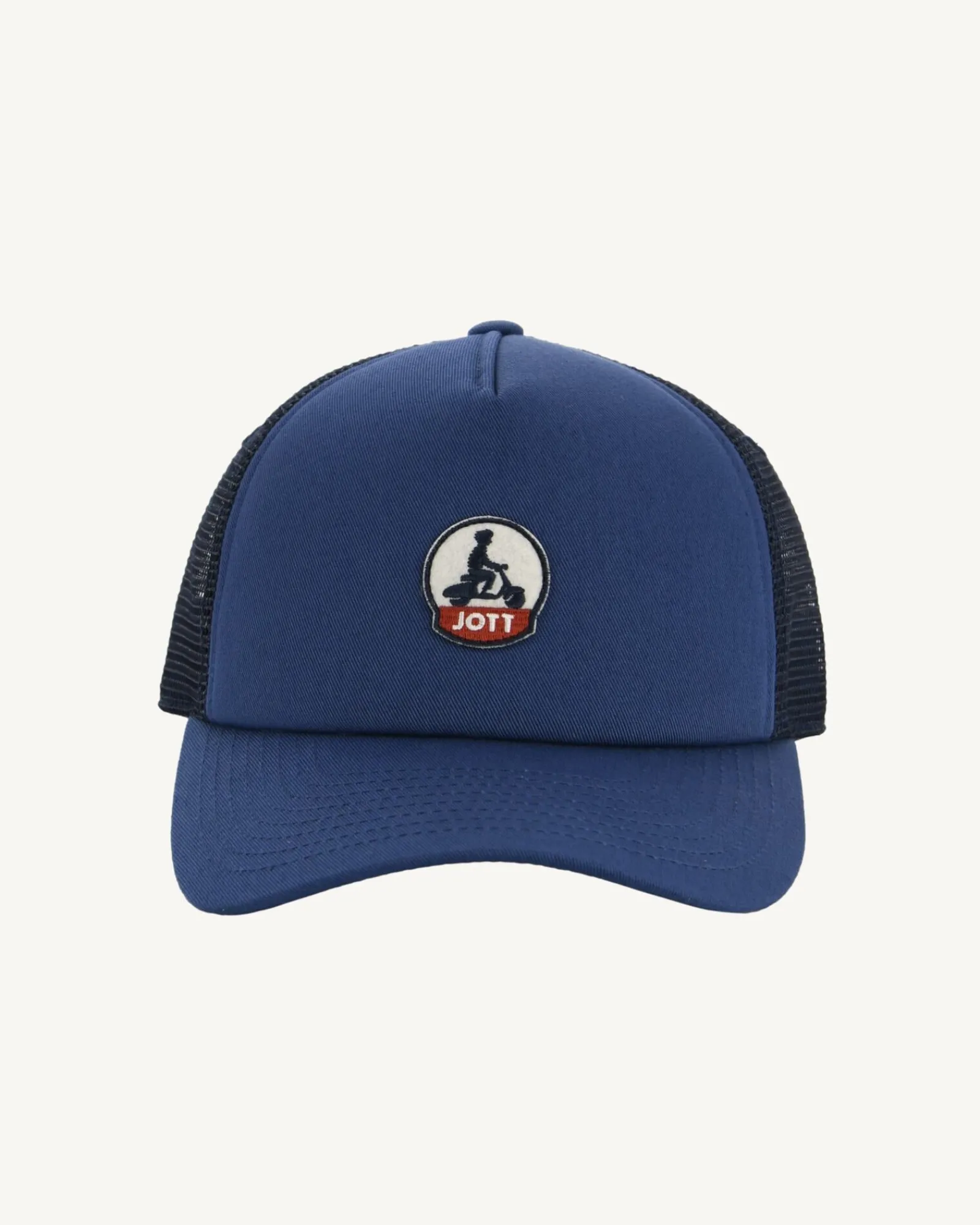 Casquette En Coton Et Mesh Dark Denim Rise*JOTT Outlet