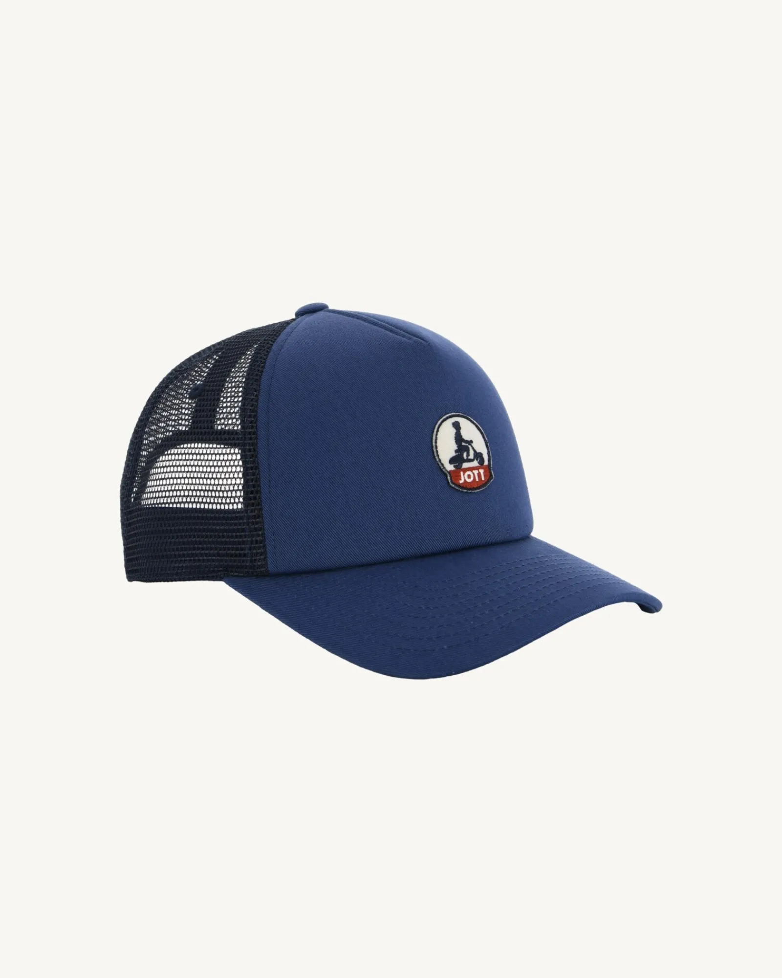 Casquette En Coton Et Mesh Dark Denim Rise*JOTT Outlet