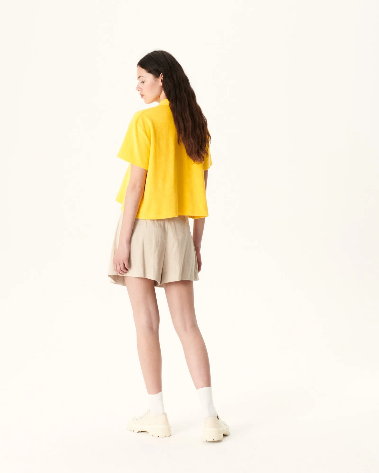 Chemise Courte Eponge Citron Nova*JOTT Shop