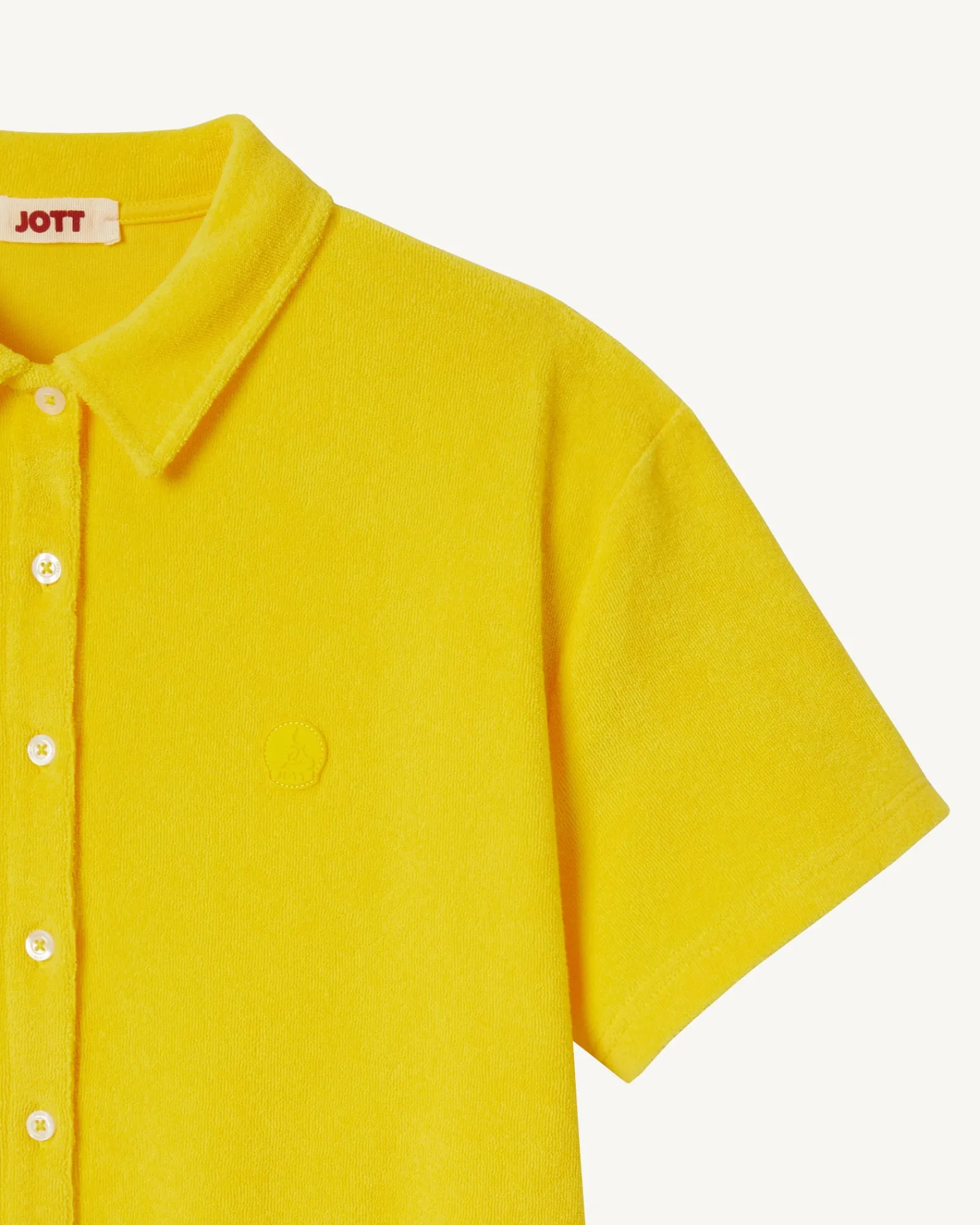Chemise Courte Eponge Citron Nova*JOTT Shop