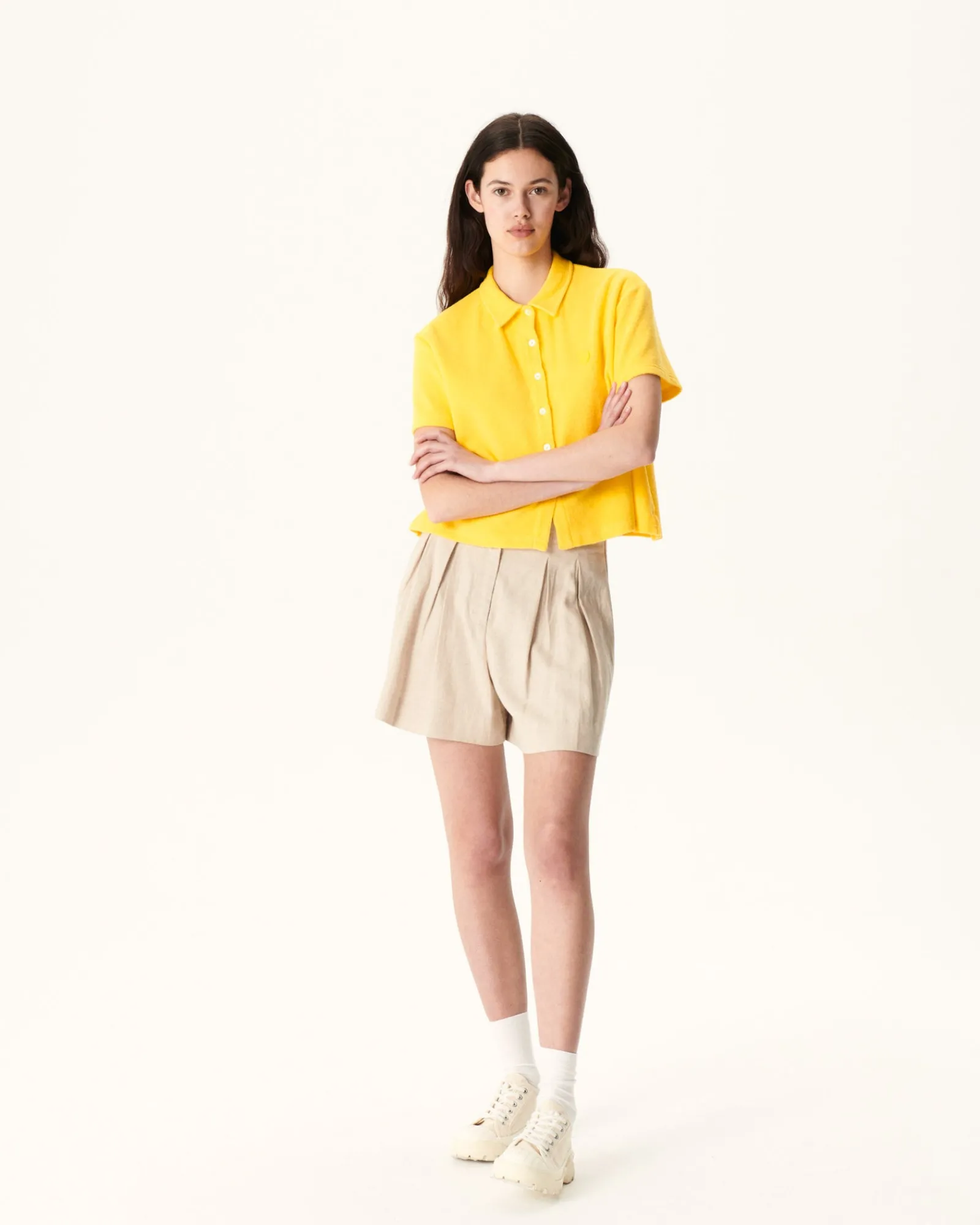Chemise Courte Eponge Citron Nova*JOTT Shop