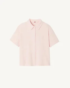 Chemise Courte Eponge Rose Clair Nova*JOTT Discount