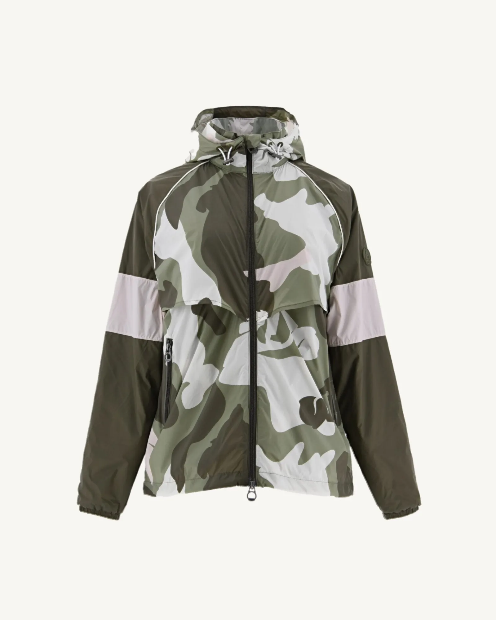 Coupe-Vent A Capuche Camo Kaki Clair Scirocco*JOTT Outlet