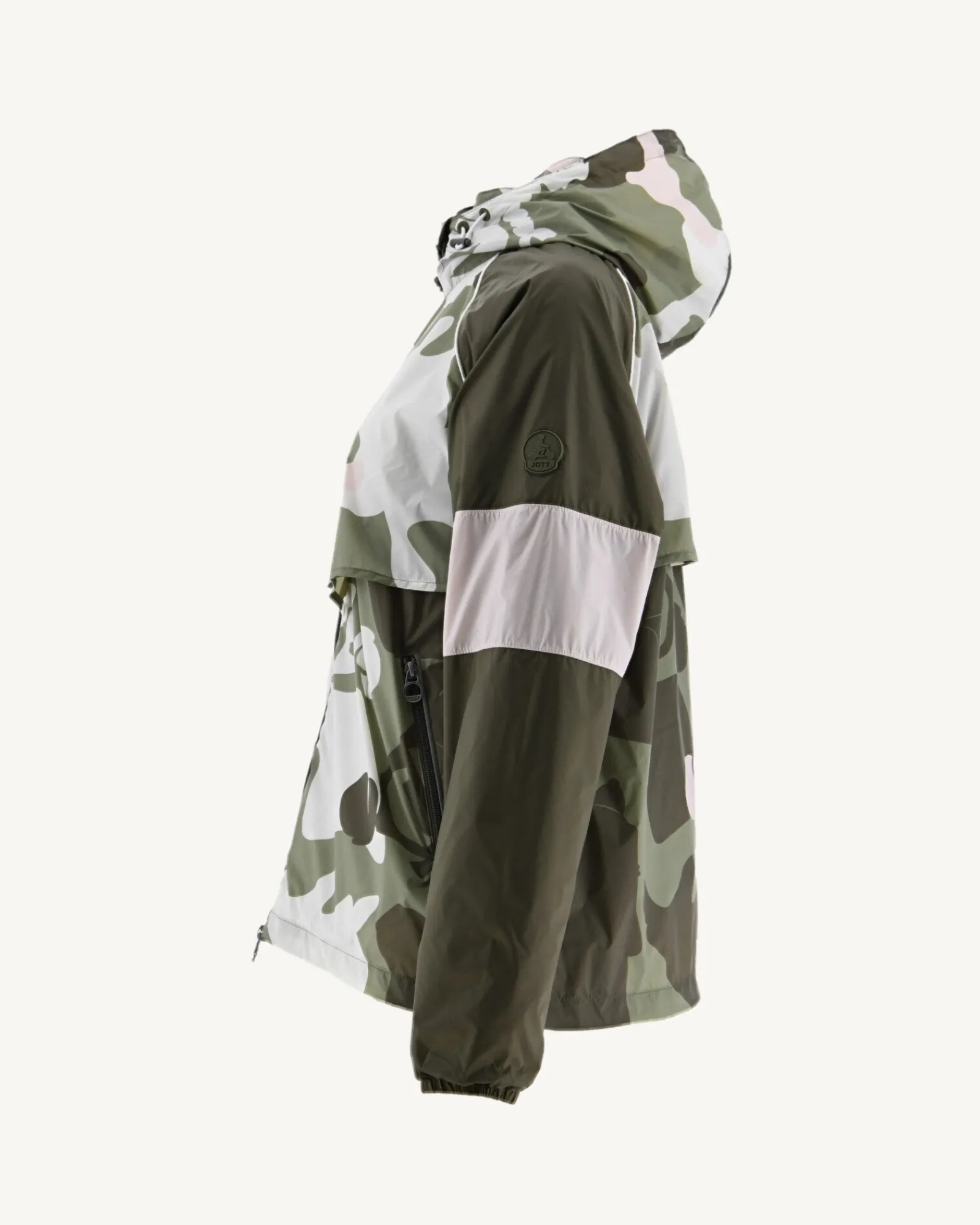 Coupe-Vent A Capuche Camo Kaki Clair Scirocco*JOTT Outlet