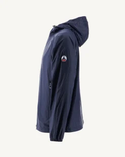 Coupe-Vent A Capuche Marine Mistral*JOTT Shop