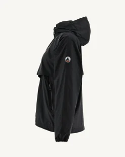 Coupe-Vent A Capuche Noir Scirocco*JOTT Shop