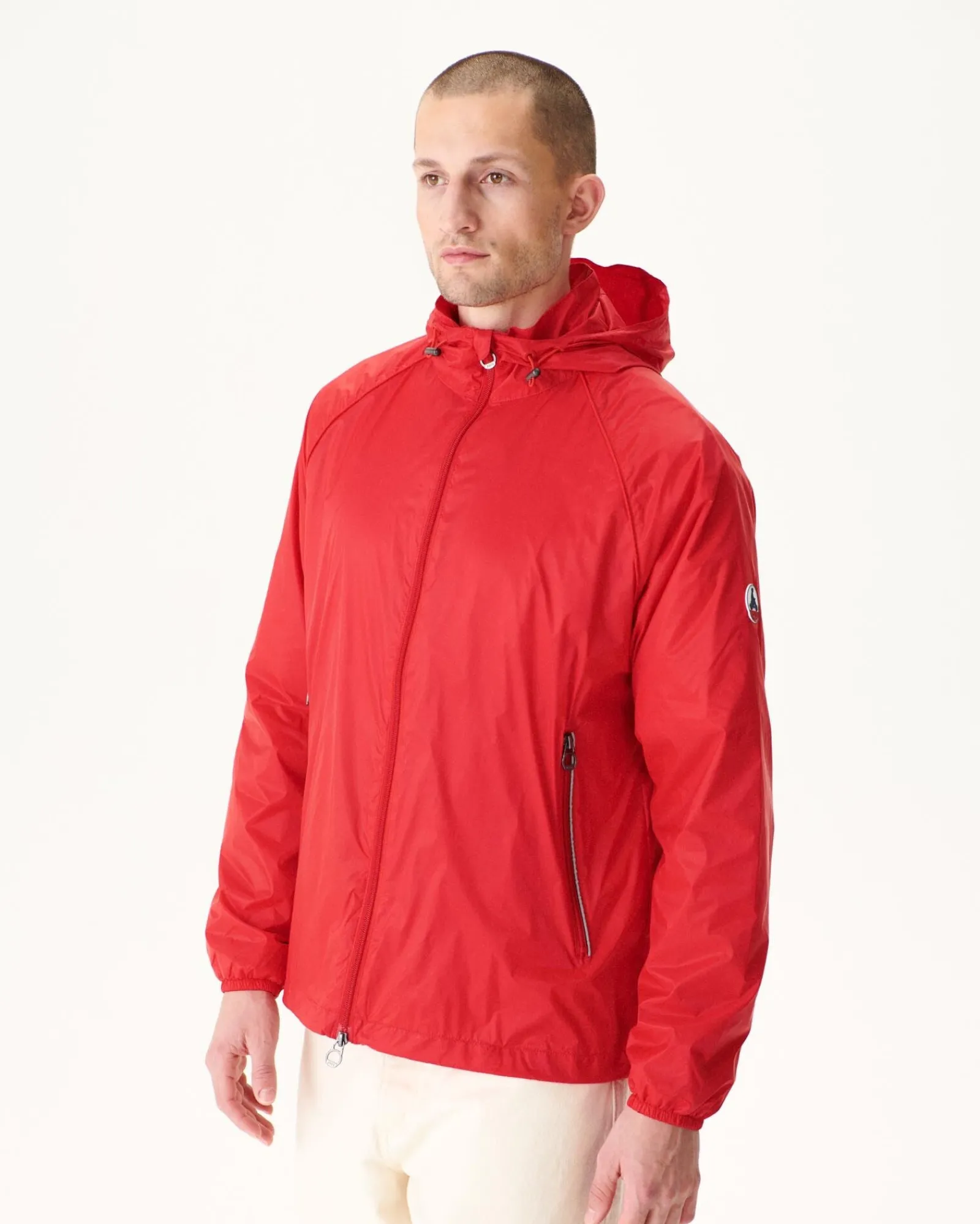 Coupe-Vent A Capuche Rouge Vif Mistral*JOTT Sale