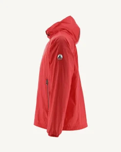 Coupe-Vent A Capuche Rouge Vif Mistral*JOTT Sale