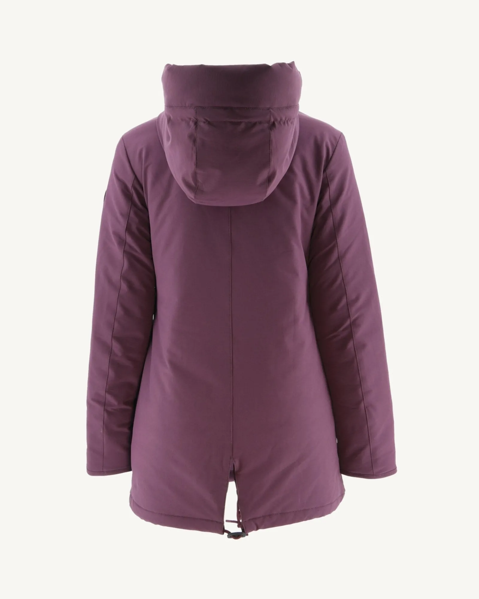 Doudoune A Capuche Aubergine Siberie*JOTT New