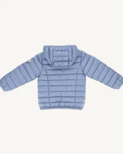 Doudoune A Capuche Bébé Bleu Delave Camille*JOTT Clearance