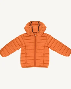 Doudoune A Capuche Bébé Orange Camille*JOTT Shop