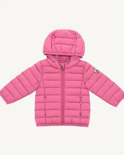 Doudoune A Capuche Bébé Rose Intense Camille*JOTT New