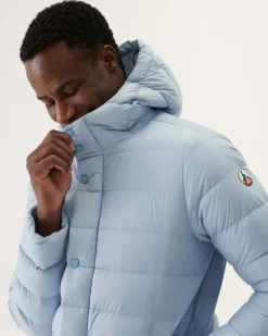 Doudoune A Capuche Bleu Clair Jorge*JOTT Cheap