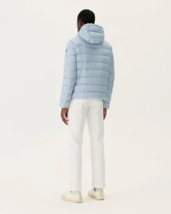 Doudoune A Capuche Bleu Clair Jorge*JOTT Cheap