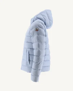 Doudoune A Capuche Bleu Clair Jorge*JOTT Cheap
