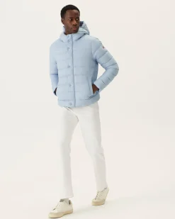 Doudoune A Capuche Bleu Clair Jorge*JOTT Cheap