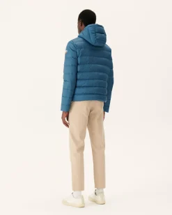 Doudoune A Capuche Bleu Jeans Jorge*JOTT Sale