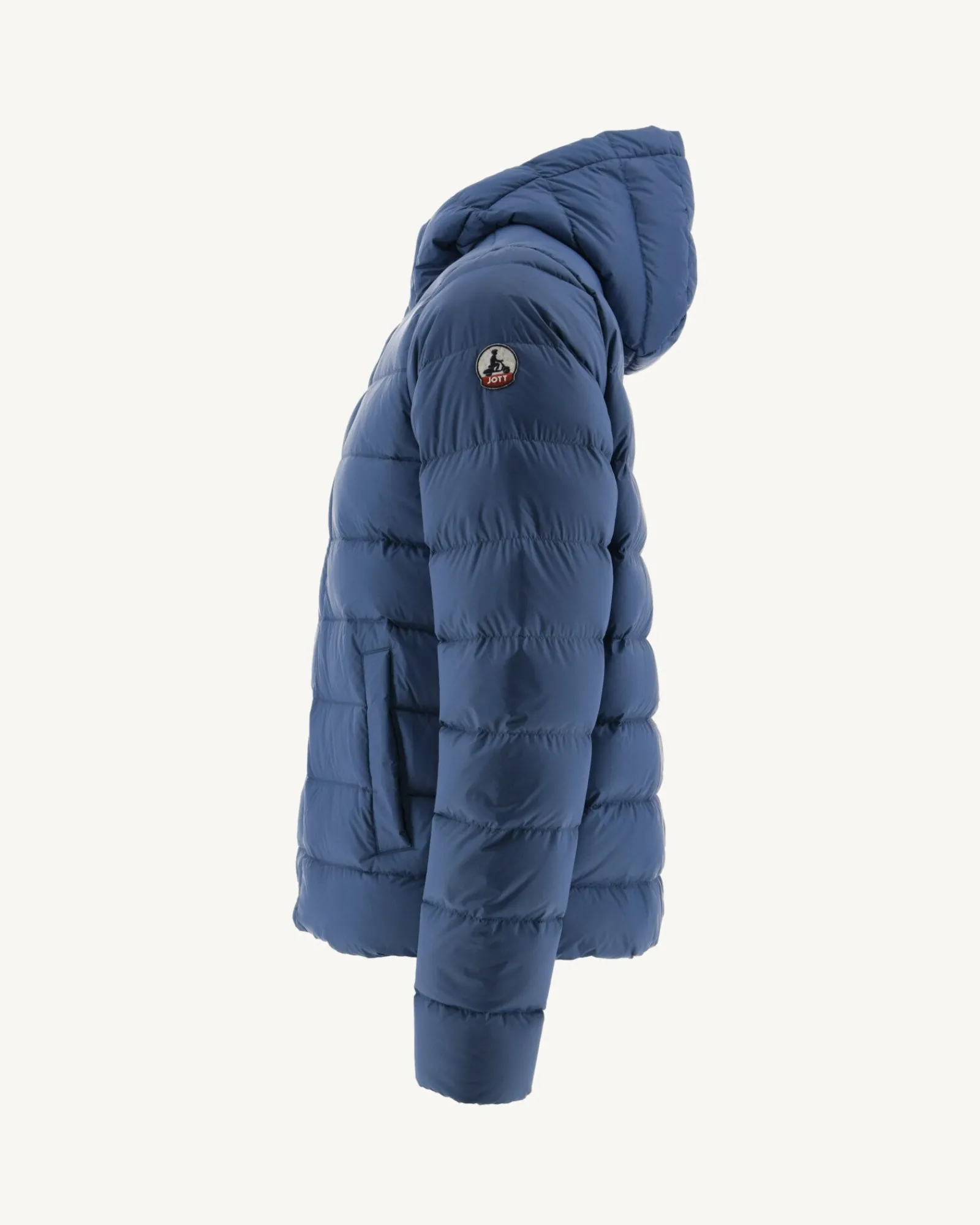 Doudoune A Capuche Bleu Jeans Jorge*JOTT Sale