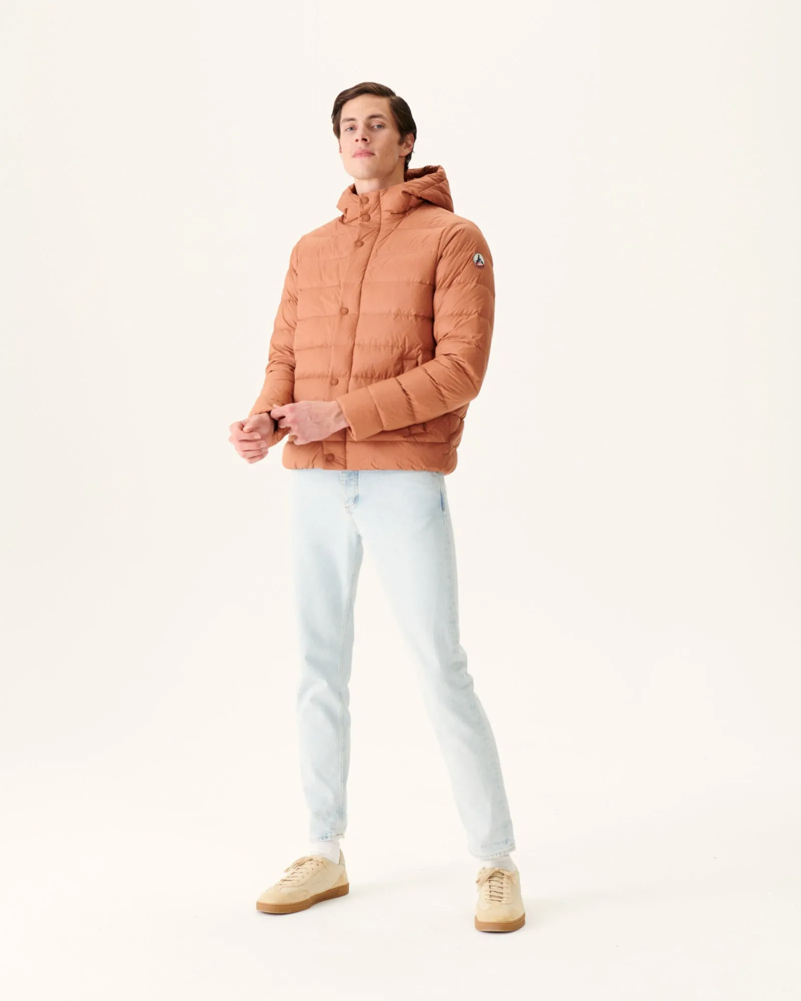 Doudoune A Capuche Camel Jorge*JOTT Best Sale