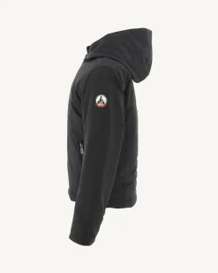 Doudoune A Capuche Enfant Noir Ghiaccio*JOTT Cheap
