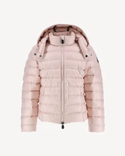 Doudoune A Capuche Enfant Grand Froid Rose Pale Opale*JOTT Cheap