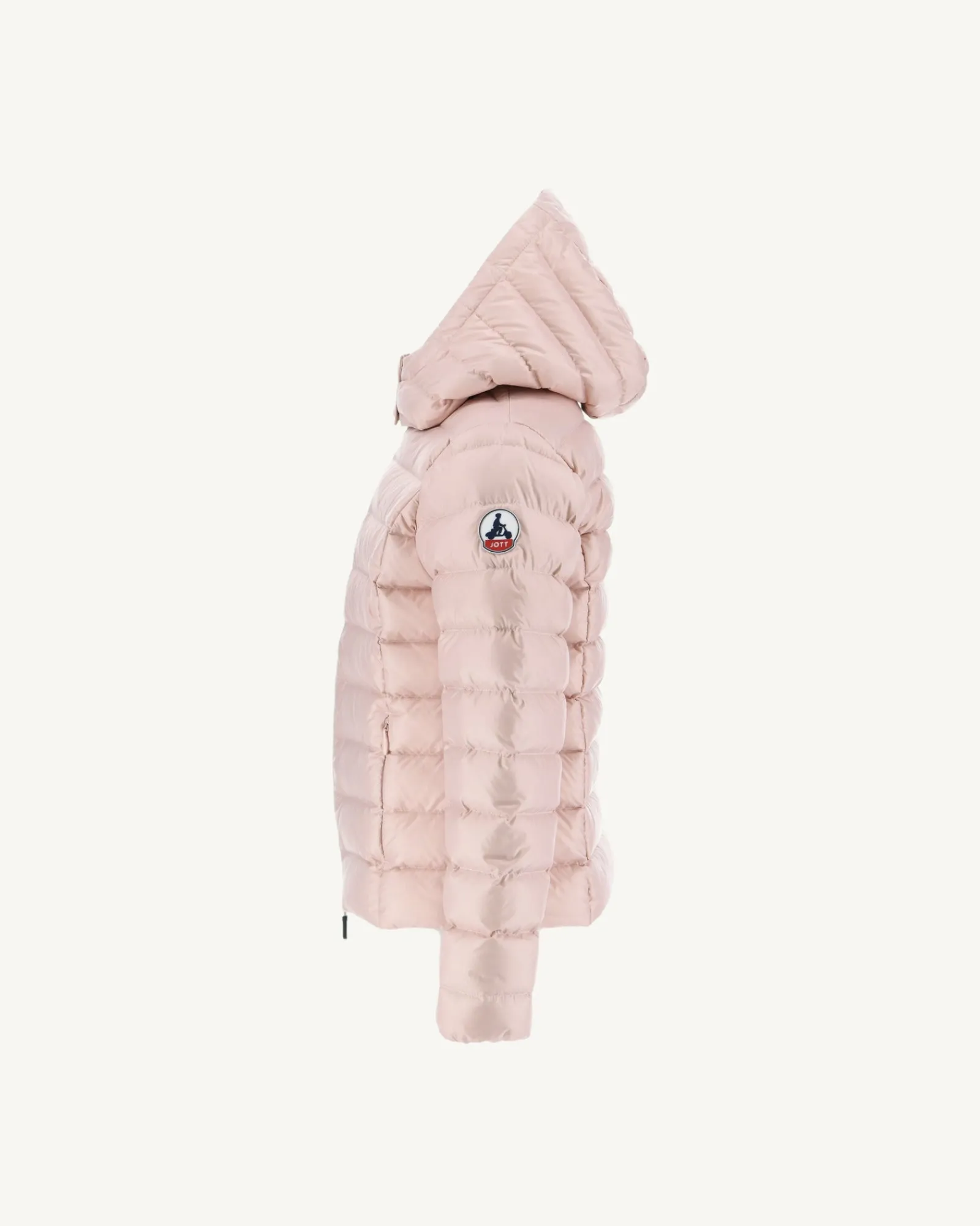 Doudoune A Capuche Enfant Grand Froid Rose Pale Opale*JOTT Cheap