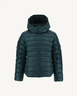 Doudoune A Capuche Enfant Grand Froid Vert Fonce Gold*JOTT Online