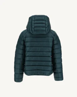 Doudoune A Capuche Enfant Grand Froid Vert Fonce Gold*JOTT Online
