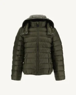 Doudoune A Capuche Enfant Grand Froid Army Gold*JOTT Hot