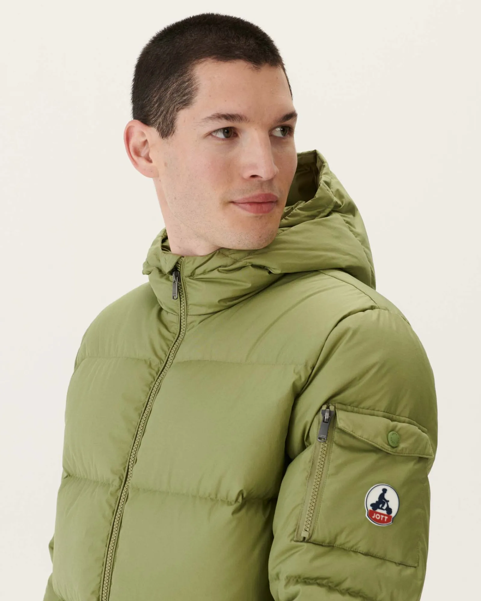 Doudoune A Capuche Grand Froid Kaki Clair Toledo*JOTT Best Sale