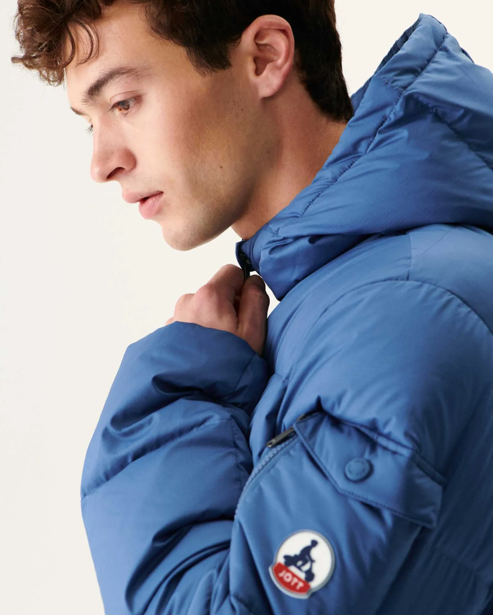 Doudoune A Capuche Grand Froid Bleu Jeans Toledo*JOTT Clearance
