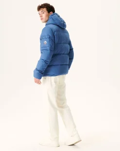 Doudoune A Capuche Grand Froid Bleu Jeans Toledo*JOTT Clearance