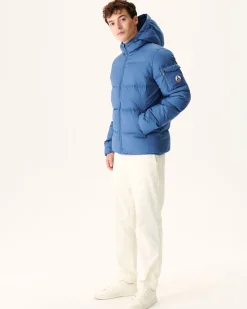 Doudoune A Capuche Grand Froid Bleu Jeans Toledo*JOTT Clearance