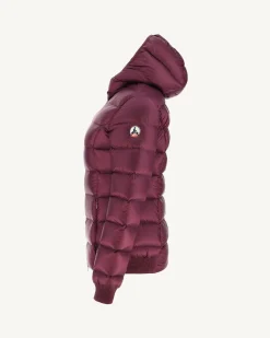 Doudoune A Capuche Grand Froid Aubergine Celine*JOTT Outlet