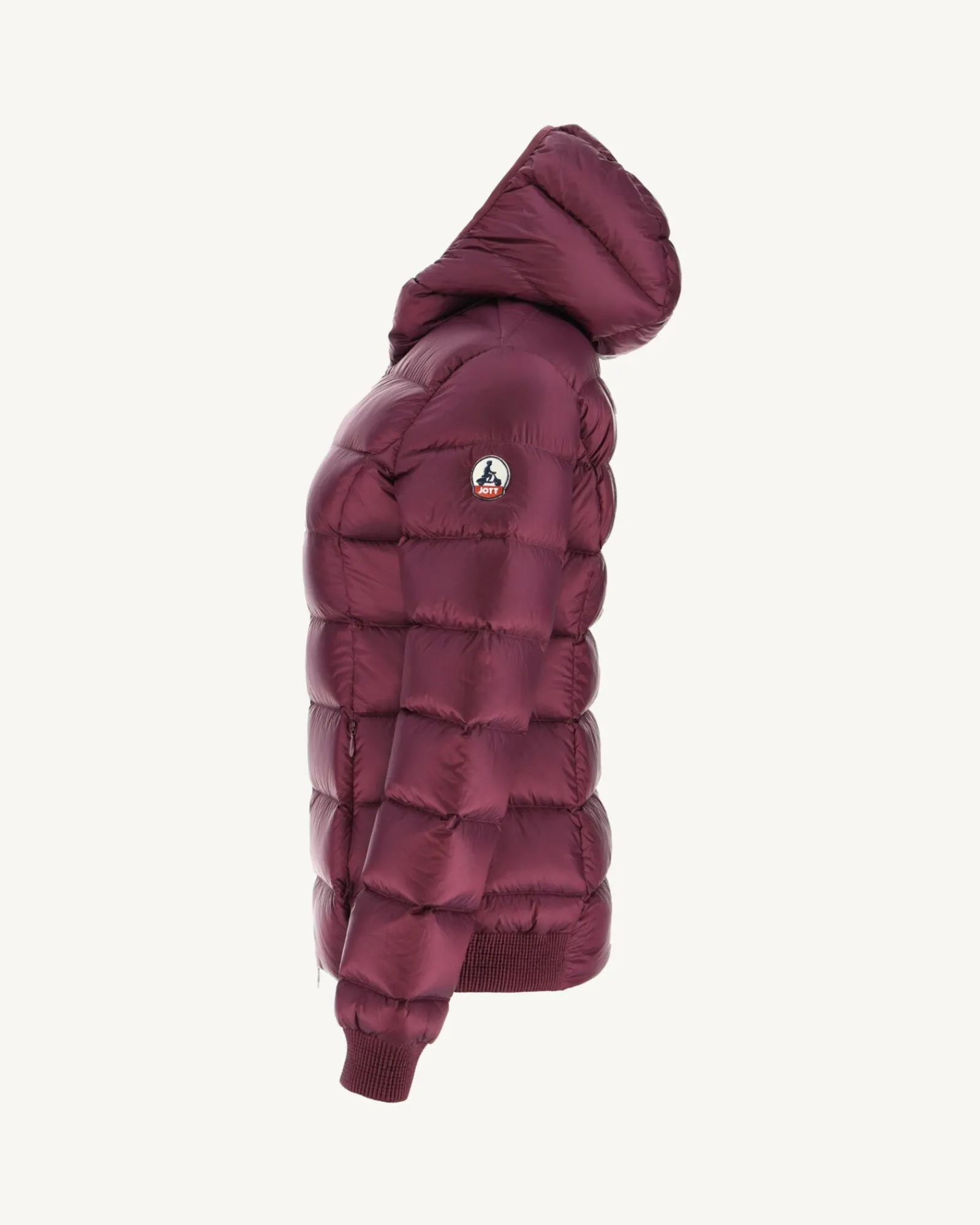 Doudoune A Capuche Grand Froid Aubergine Celine*JOTT Outlet