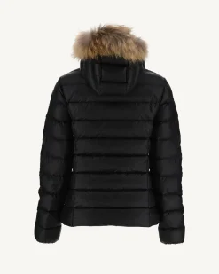 Doudoune A Capuche Grand Froid Noir Luxe*JOTT Fashion
