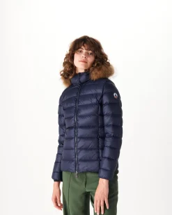 Doudoune A Capuche Grand Froid Marine Luxe*JOTT Best
