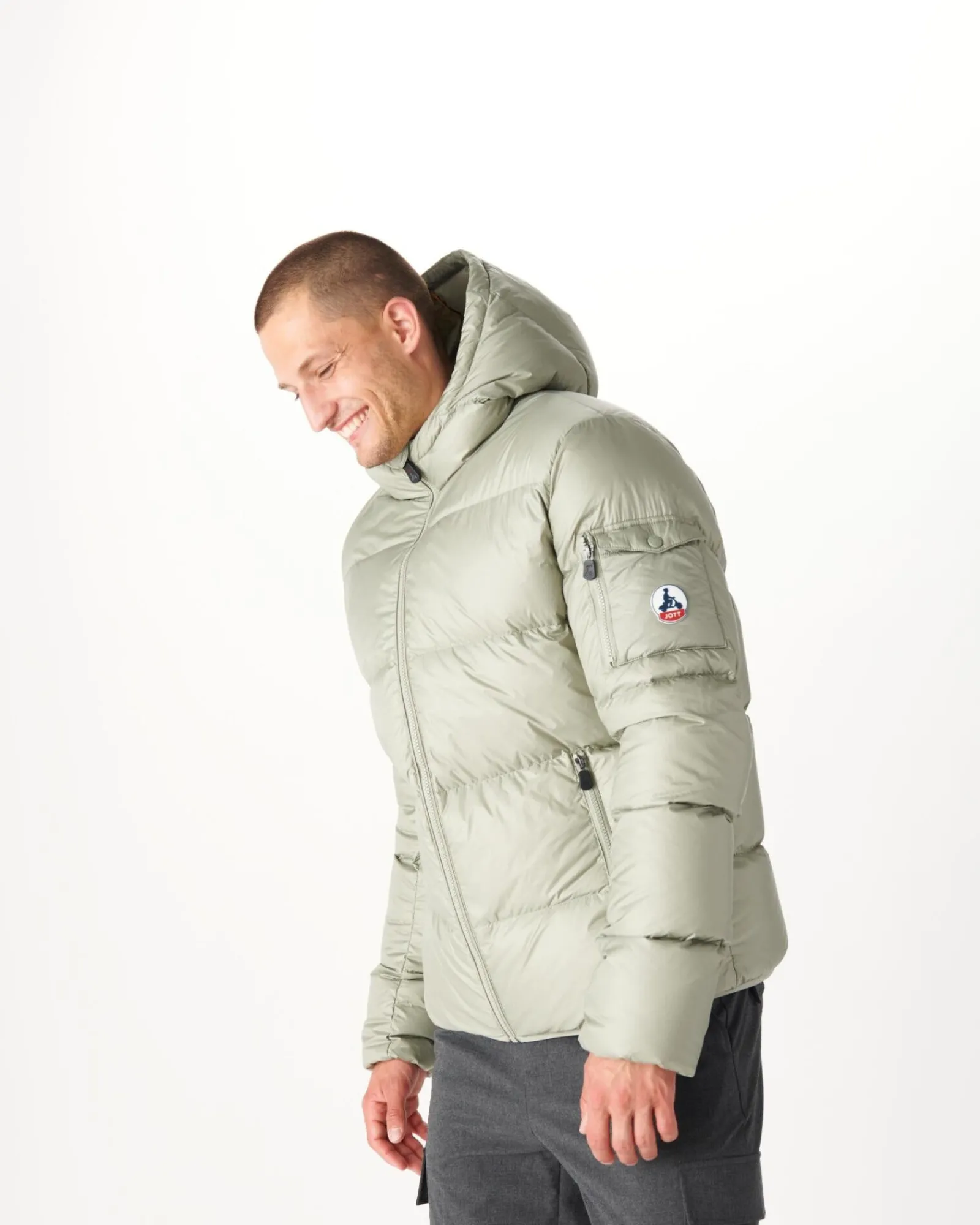 Doudoune A Capuche Grand Froid Sauge Java*JOTT Store
