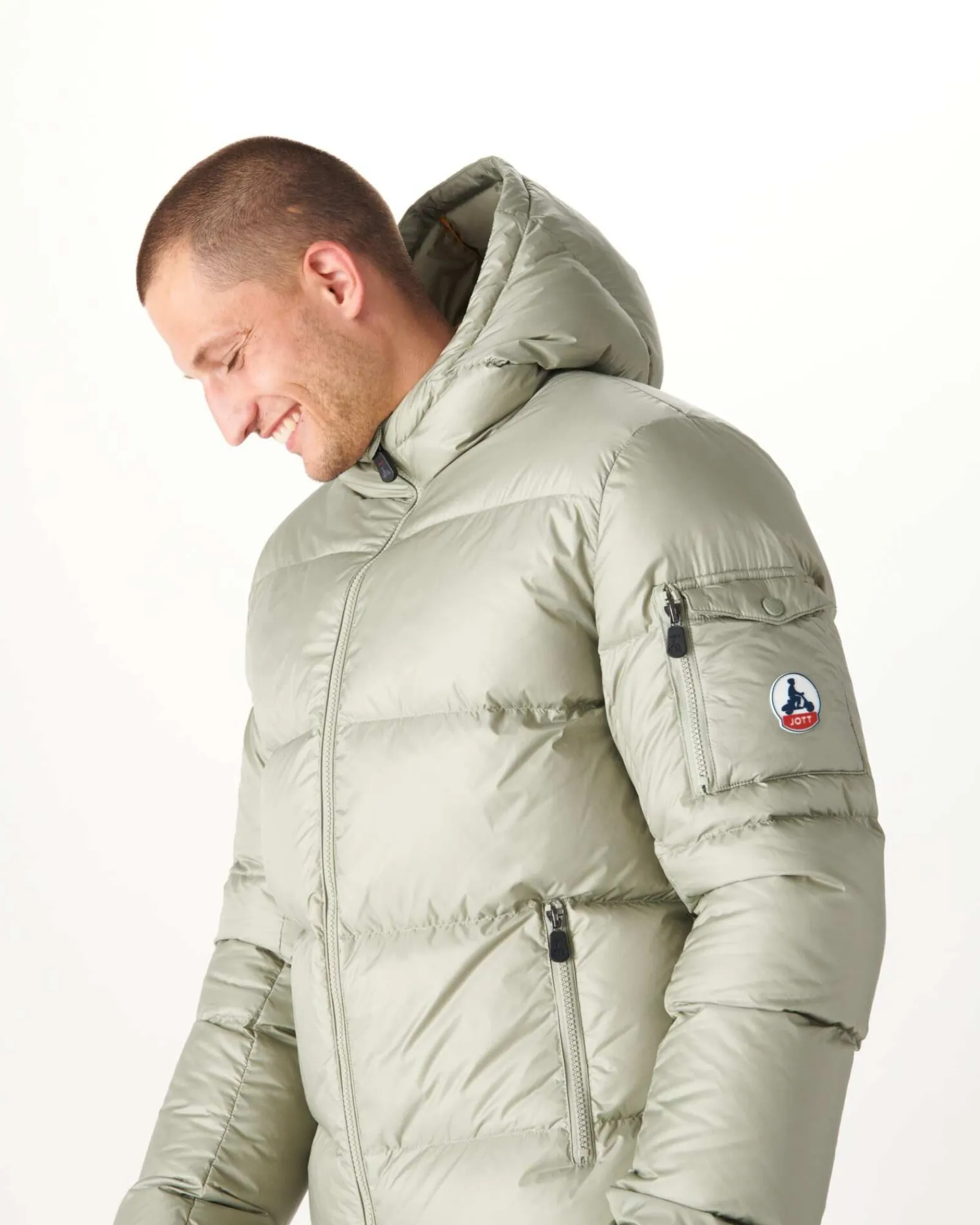 Doudoune A Capuche Grand Froid Sauge Java*JOTT Store