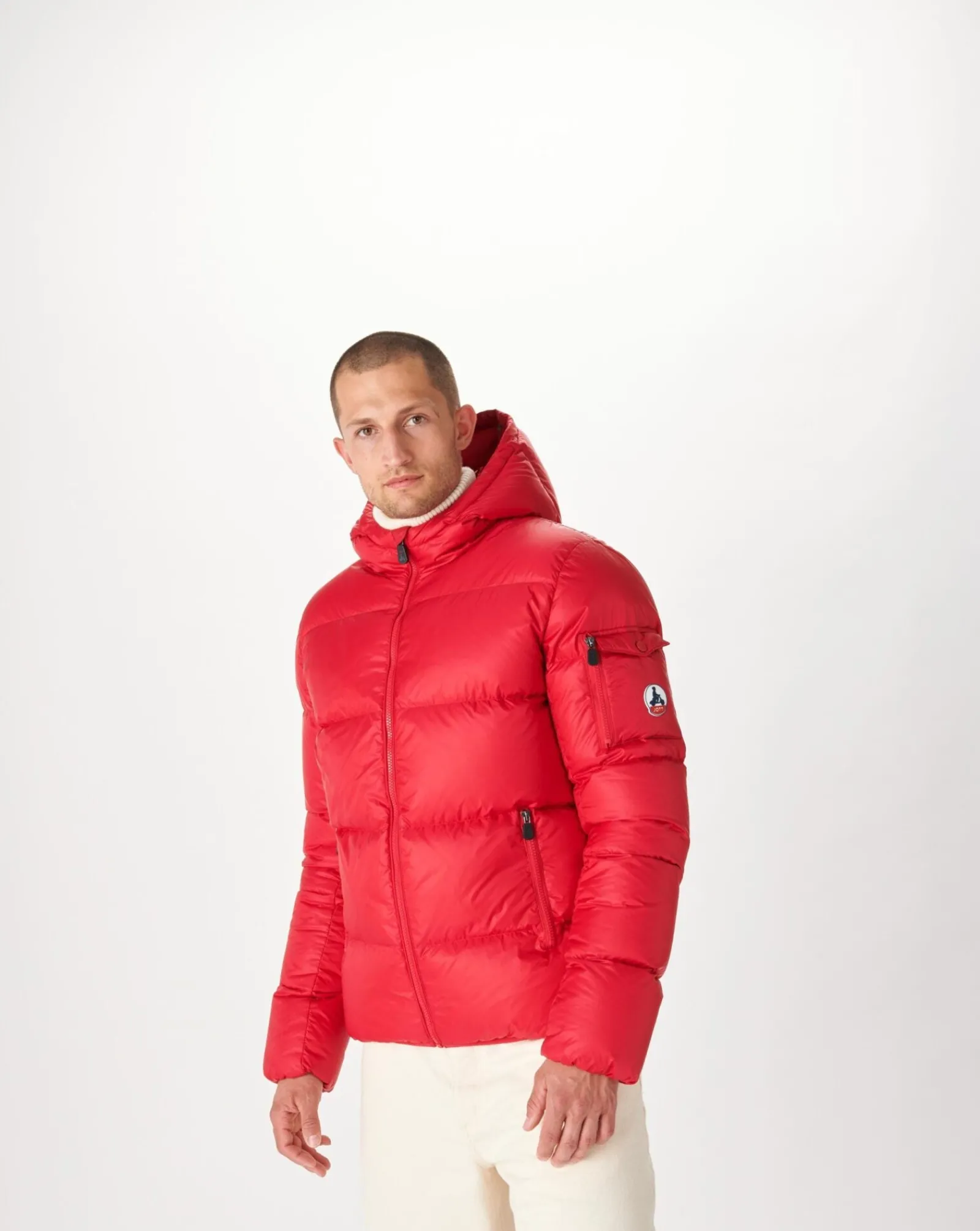 Doudoune A Capuche Grand Froid Rouge Java*JOTT Store