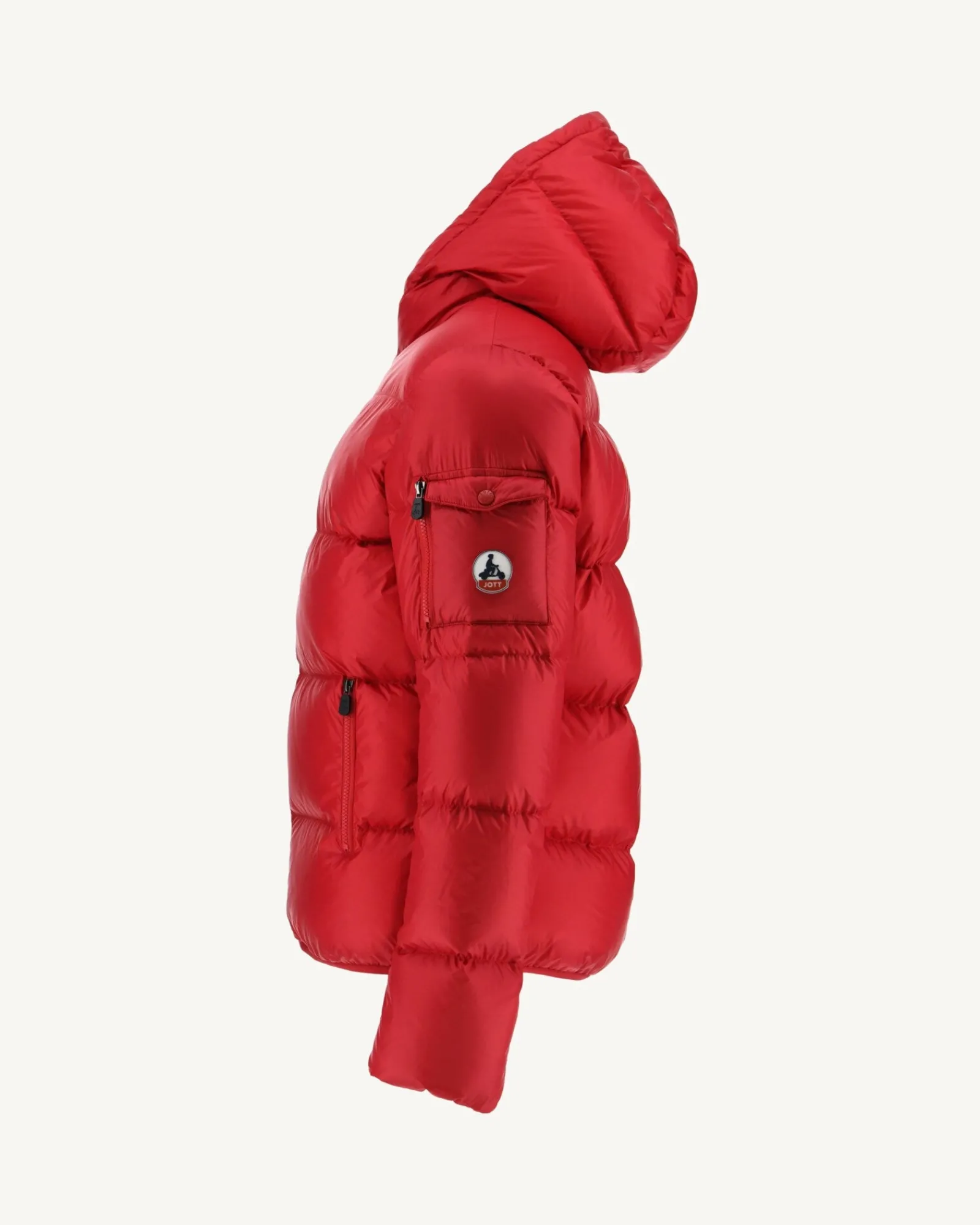 Doudoune A Capuche Grand Froid Rouge Java*JOTT Store
