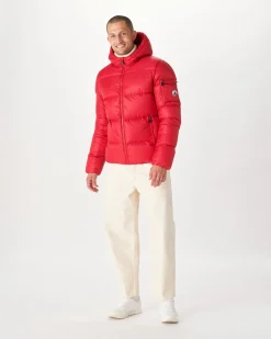 Doudoune A Capuche Grand Froid Rouge Java*JOTT Store