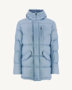 Doudoune A Capuche Grand Froid Bleu Delave Dakhla*JOTT Sale