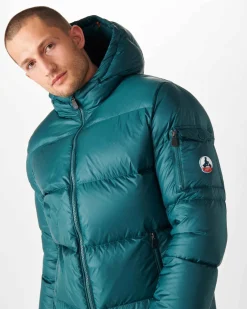 Doudoune A Capuche Grand Froid Vert Fonce Java*JOTT Clearance